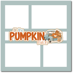 At the Pumpkin Patch - Scrapbook Single Page Kit