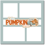 At the Pumpkin Patch - Scrapbook Single Page Kit