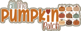 At the Pumpkin Patch - 6 Frames - Scrapbook Page Layered Overlay Kit
