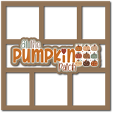 At the Pumpkin Patch - 6 Frames - Scrapbook Page Layered Overlay Kit