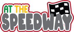 At the Speedway - Digital Cut File - SVG - INSTANT DOWNLOAD