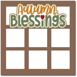 Autumn Blessings - Scrapbook Single Page Kit