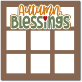 Autumn Blessings - Scrapbook Single Page Kit