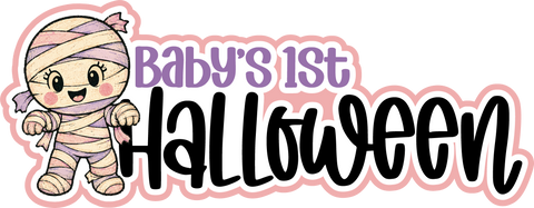 Baby's 1st Halloween - Scrapbook Page Title Sticker