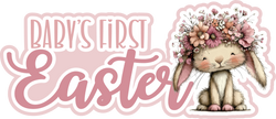 Baby's First Easter - Scrapbook Page Title Sticker