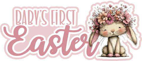 Baby's First Easter - Scrapbook Page Title Sticker