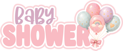 Baby Shower - Scrapbook Page Title Sticker