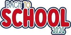 Back to School 2026 - Scrapbook Page Title Sticker