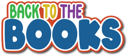 Back to the Books - Scrapbook Page Title Sticker