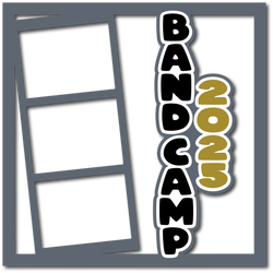 Band Camp 2025 - 3 Frames - Layered Overlay - Digital Cut File - SVG - INSTANT DOWNLOAD