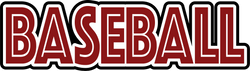 Baseball - Scrapbook Page Title Sticker