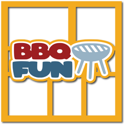 BBQ Fun - Layered Overlay - Digital Cut File - SVG - INSTANT DOWNLOAD