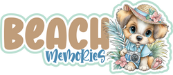 Beach Memories - Scrapbook Page Title Sticker