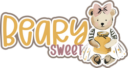 Beary Sweet - Scrapbook Page Title Sticker