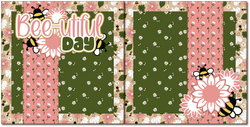 Bee-utiful Day - Scrapbook Double Page Kit