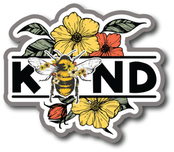 Bee Kind - Scrapbook Page Title Die Cut