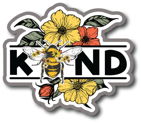 Bee Kind - Scrapbook Page Title Sticker