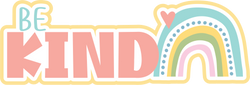 Be Kind - Scrapbook Page Title Die Cut