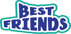 Best Friends - Scrapbook Page Title Die Cut