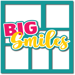 Big Smiles - Layered Overlay - Digital Cut File - SVG - INSTANT DOWNLOAD