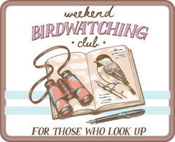 Birdwatching - Scrapbook Page Title Die Cut