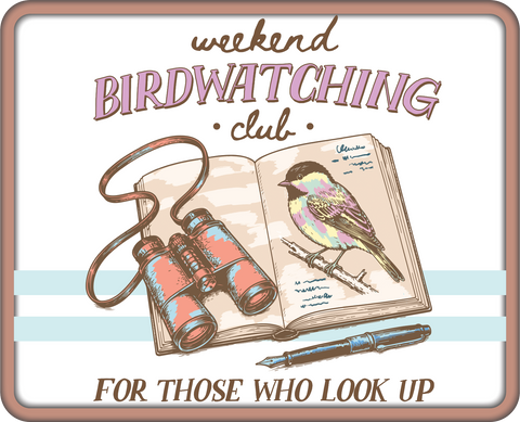 Birdwatching - Scrapbook Page Title Die Cut