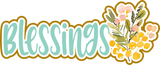 Blessings - 5 Frames - Scrapbook Page Layered Overlay Kit