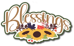 Blessings - Scrapbook Page Title Sticker