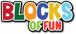 Blocks of Fun - Scrapbook Page Title Sticker