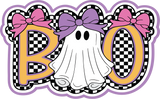 Boo - 3 Frames - Scrapbook Page Layered Overlay Kit