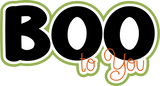 Boo to You - Scrapbook Single Page Kit