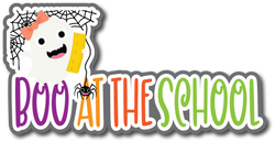 Boo at the School - Scrapbook Page Title Sticker