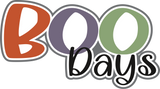 Boo Days - 3 Frames - Scrapbook Page Layered Overlay Kit