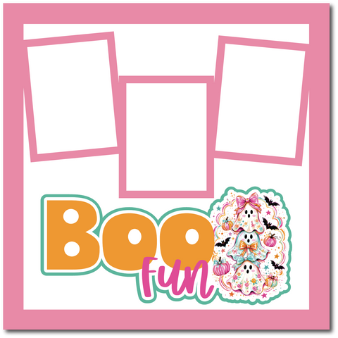 Boo Fun - Scrapbook Single Page Kit