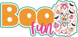 Boo Fun - Scrapbook Page Title Sticker