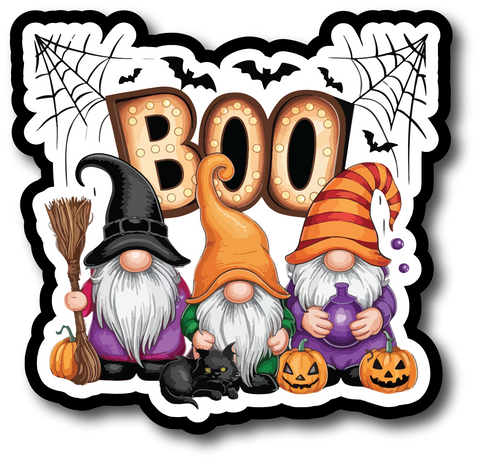 Boo - Scrapbook Page Title Sticker