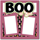 Boo to You - Scrapbook Single Page Kit