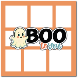 Boo to You - Scrapbook Single Page Kit