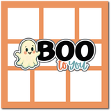 Boo to You - Scrapbook Single Page Kit