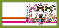 Bows Before Boos - Scrapbook Page Title Die Cut