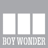 Boy Wonder - 3 Frames - Scrapbook Page Overlay Die Cut - Choose a Color