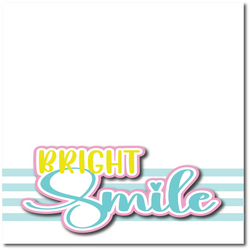 Bright Smile - Printed Premade Scrapbook Page 12x12 Layout