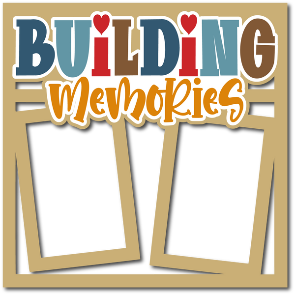 Building Memories - Scrapbook Page Layered Overlay Kit