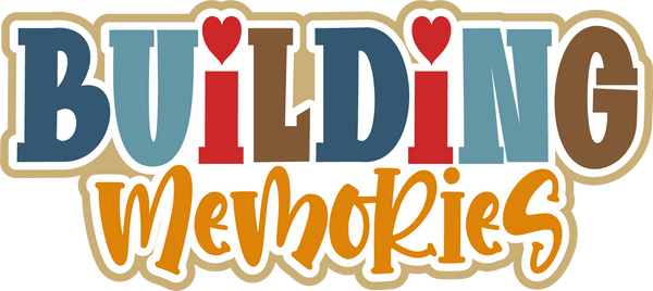 Building Memories - Scrapbook Page Title Sticker