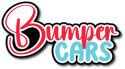 Bumper Car - Scrapbook Page Title Sticker