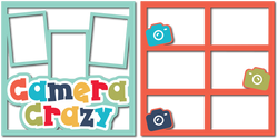 Camera Crazy - 9 Frames - Layered Overlay Set - Digital Cut File - SVG - INSTANT DOWNLOAD