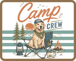 Camp Crew - Scrapbook Page Title Die Cut