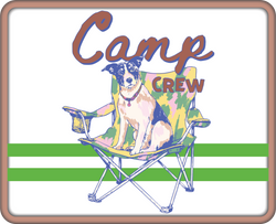 Camp Crew - Scrapbook Page Title Die Cut