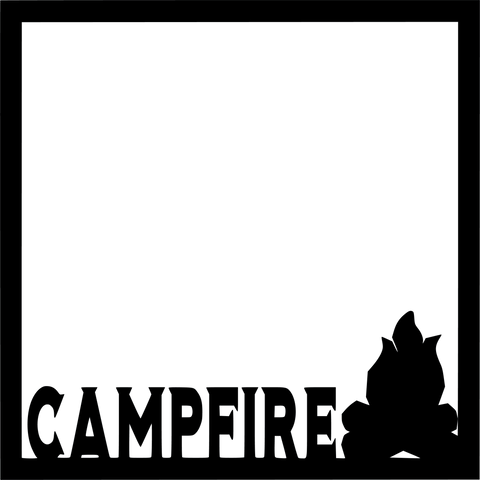 Campfire - Scrapbook Page Overlay