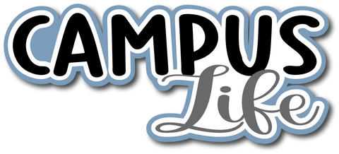 Campus Life - Scrapbook Page Title Sticker